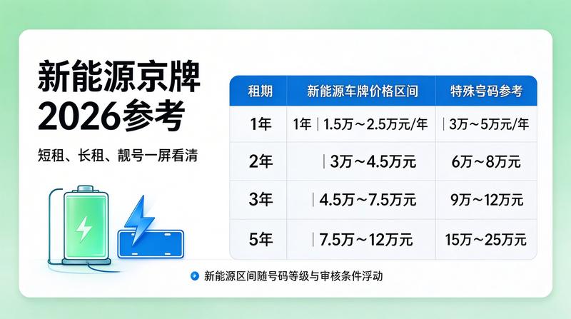 新能源车牌绿色环保